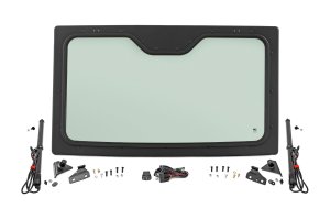 Can-Am Defender MAX HD9 XT Electric Tilt Windshield - Rough Country - Auto-Tilt Glass - '22-'23 Can-Am Defender MAX HD9 XT Electric Tilt Windshield - Rough Country - Auto-Tilt Glass - '22-'23